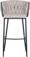 Wave bar chair beige