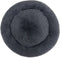 vidaXL - Honden-/kattenkussen - wasbaar - 90x90x16 - cm - pluche - donkergrijs