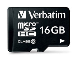 Verbatim microSDHC Class 10 - Geheugenkaart 16GB - Lezen/schrijven 10MB/s