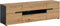 Furnilux Canu Lowboard - TV meubel - Praktische indeling - Bruin - 44x184x55cm