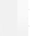 vidaXL - Wastafelkast - 41x38,5x48 - cm - bewerkt - hout - hoogglans - wit
