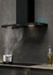 ETNA AB390ZT - Blokmodel schouwkap - 90 cm - Matzwart - A++