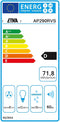 ETNA AP290RVS - Wandschouw afzuigkap - Gemotoriseerd - RVS - 90 cm