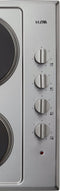 ETNA KE158RVS - Elektrische kookplaat - Inbouw - 4 kookzones - 58 cm - RVS - 2 fasen