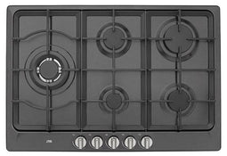 ETNA KG775ZTA - Gaskookplaat - met Wokbrander - 75 cm - Mat Zwart