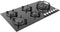 ETNA KGGF890ZTA - Inbouw gas-op-glaskookplaat - 90 cm - 5 pits inclusief wok - Zwart glas