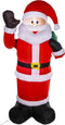 Grote opblaasbare kerstman - 180 cm - met beweging en verlichting - kerstdecoratie