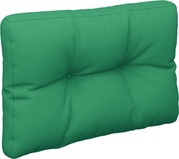 vidaXL - Palletkussen - 60x40x12 - cm - stof - groen
