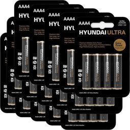 Hyundai - Ultra Alkaline AAA batterijen – 100 stuks