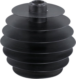 PTMD Tyna Black Metal Candleholder Layered Rounds