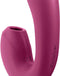 Satisfyer, drukgolfvibrator, konijn, 'Sunray', 15 cm, met app, waterdicht, oplaadbaar, huidvriendelijke siliconen