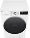 LG F4DR7006S1W - Was-droogcombinatie - 10,5kg wassen 6kg drogen - Wit