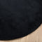 vidaXL - Vloerkleed - OVIEDO - laagpolig - Ø - 80 - cm - zwart