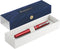 Waterman Allure vulpen | rode lak | fijne punt | blauwe inkt | Met geschenkdoos
