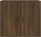 vidaXL - Dressoir - 80x33x70 - cm - bewerkt - hout - bruin - eikenkleur
