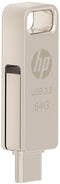 PNY HPFD206C - USB Flash Drive - 64GB - USB Type-A / USB Type-C - Zilver