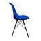 Kick kuipstoel Metal Luuk - Eetkamerstoel - Comfortabele zitting - Donkerblauw
