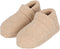 Apollo - Hoge Dames Sloffen - Teddy Shine - Beige - Maat 41/42