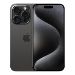 APPLE iPhone 15 Pro - 128 GB - A17 Pro - Titanium Zwart