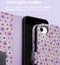 iMoshion Hoesje Geschikt voor iPhone SE (2022) / SE (2020) / 8 / 7 / 6s / 6 Hoesje Met Pasjeshouder - iMoshion Design Bookcase smartphone - Meerkleurig / Purple Flowers