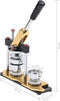 vidaXL - Buttonmachine - draaipunch - met - 500 - st - buttononderdelen - 25 - mm