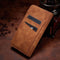 ETUI FOLIO CUIR 2EN1 BRUN POUR IPHONE XR
