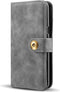 ETUI FOLIO CUIR 2EN1 NOIR POUR IPHONE 7+/8+