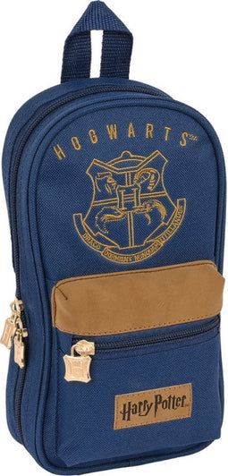 Etui Harry Potter Magical Bruin Marineblauw (12 x 23 x 5 cm) (33 Onderdelen)