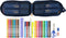 Etui Harry Potter Magical Bruin Marineblauw (12 x 23 x 5 cm) (33 Onderdelen)