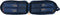Etui Harry Potter Magical Bruin Marineblauw (12 x 23 x 5 cm)