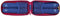 Etui, Organizer - F.C. Barcelona - Kastanjebruin, Marineblauw (12 x 23 x 5 cm: 5 L)