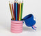Etui, School, Hobby, Kantoor - Minnie Mouse 3D Harmonica (hoog/laag) - Happy Minnie Mouse - Disney (6,5 x 19,0 x 6,5 cm)