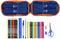 Etui Valencia Basket Blauw Oranje (33 Onderdelen)