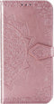 Hoesje Met Pasjeshouder Geschikt voor Xiaomi Redmi 9A - Mandala Bookcase - Roze