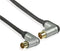 Profigold PROV8803 - Coaxkabel - 300 cm - 99,996% zuurstofvrij koper - Zwart