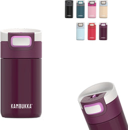 Kambukka Etna - Thermosbeker 300 ml - Lekvrij - Makkelijk reinigen - Paars