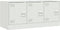 vidaXL Tv-meubel - 99x39x44 cm - koudgewalst staal - wit