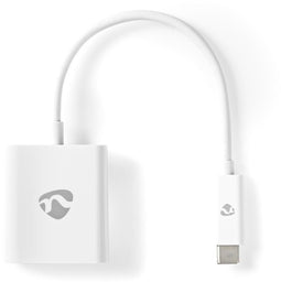 Nedis CCGP64851WT02 - USB-C naar VGA Kabel - 20cm - Wit