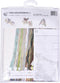 Thea Gouverneur - Borduurpakket met telpatroon - 1065 - Voorgesorteerde DMC Garens - Vogelhuisje - Linnen - 45 cm x 100 cm - DIY Kit