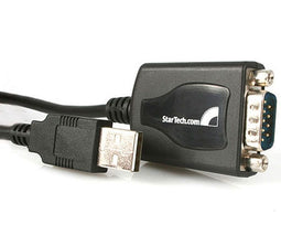 Startech.com ICUSB2321X - USB naar Seriële Poort Adapterkabel - COM-behoud - Zwart