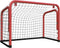 vidaXL Hockeydoel met net 68x32x47 cm staal en polyester rood en zwart