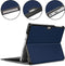 Tablet Hoes Geschikt voor Microsoft Surface Go 2 / Go 3 / Go 4 - Stand Bookcase - Donkerblauw
