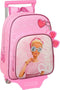 Schoolrugzak met Wielen Barbie Girl Roze 26 x 34 x 11 cm