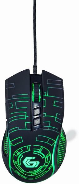 Gembird MUSG-RGB-01 - USB gaming muis - 7 knoppen 3600 DPI - Zwart