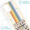 imoshion Hoesje Geschikt voor iPhone 13 Hoesje Siliconen - imoshion Design hoesje - Meerkleurig / Queer Vibes