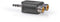 Nedis CAGB22940BK - RCA naar 3,5mm adapter - Zwart