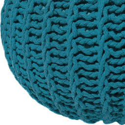 CONRAD - Poef - Groenblauw - 50 cm - Katoen