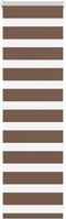 vidaXL - Zebra - rolgordijn - 50x100 - cm - stofbreedte - 45,9cm - polyester - bruin
