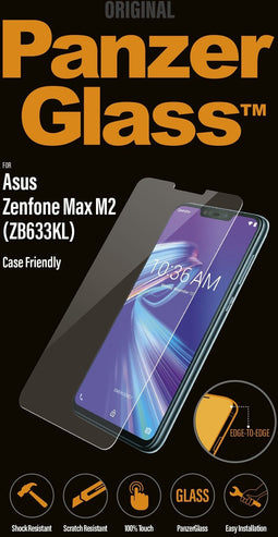 PanzerGlass 3516 - Screenprotector - Case Friendly - Geschikt voor Asus Zenfone Max M2 (ZB633KL)