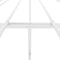 vidaXL-Bedframe-metaal-wit-135x190-cm